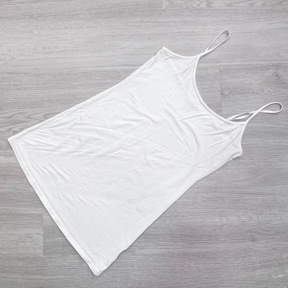 Old Navy First-Layer White Camisole Tank Top Adjustable Straps Womens XS
